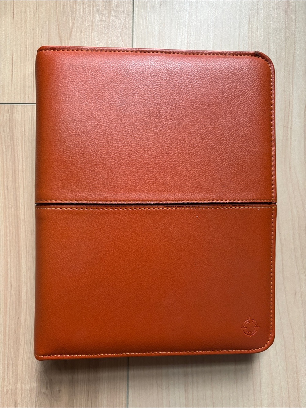 Franklin Covey Leather Binder Planner   Burnt Orange